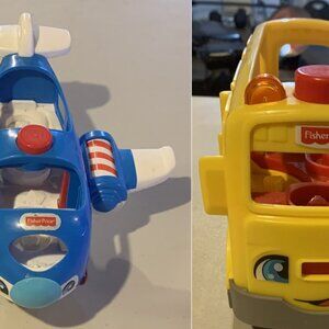 Little People Schoolbus and Airplane